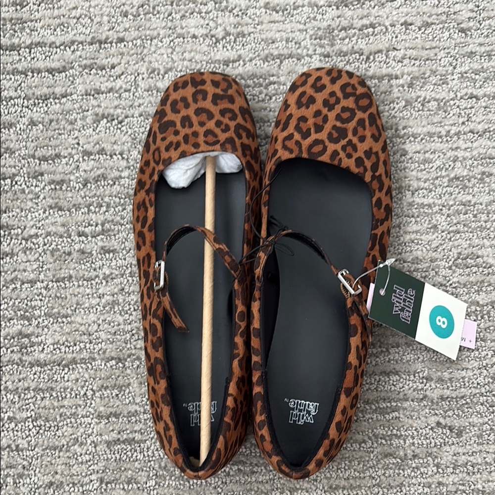 Wild Fable Brown Leopard Ballet Flats